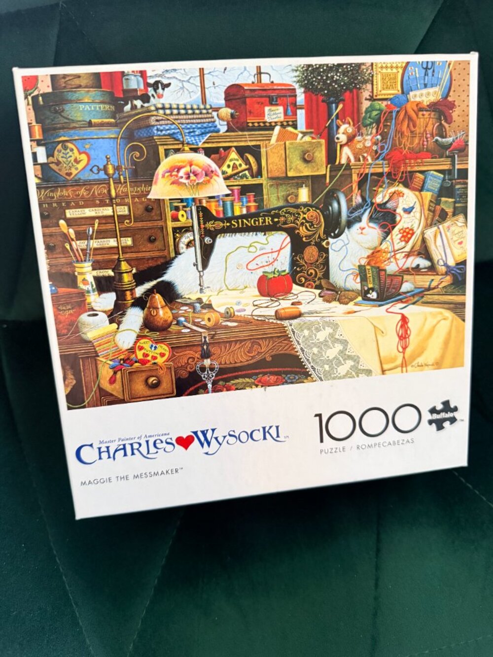 Buffalo Games - Charles Wysocki - Maggie The Messmaker - 1000 Piece Puzzle